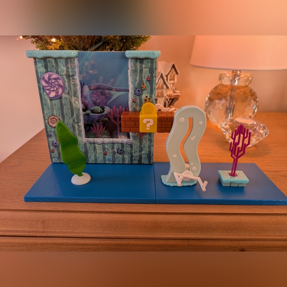 Liscened Nintendo Mario Colorful Underwater Themed Decor Set